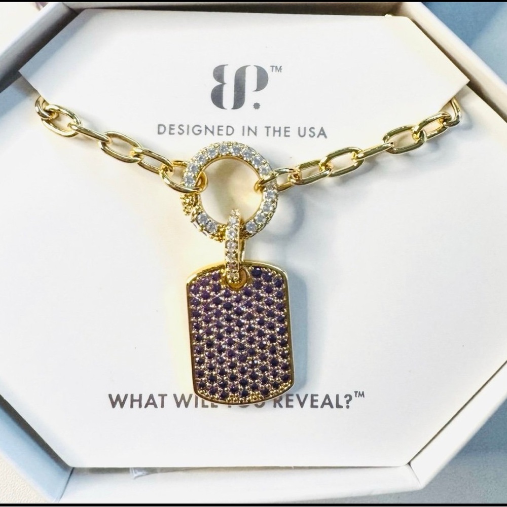 BP Gold Talk of the town necklace February birthday 2025